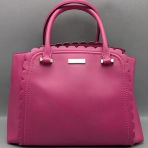 Pink Scalloped Tote Bag